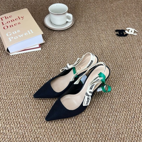Dior 迪奧 J'Adior 尖頭 系帶蝴蝶結高跟 37碼