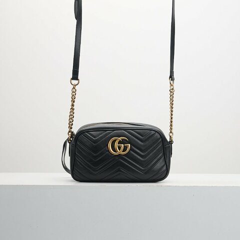 Gucci marmont 24相機包 /黑色
