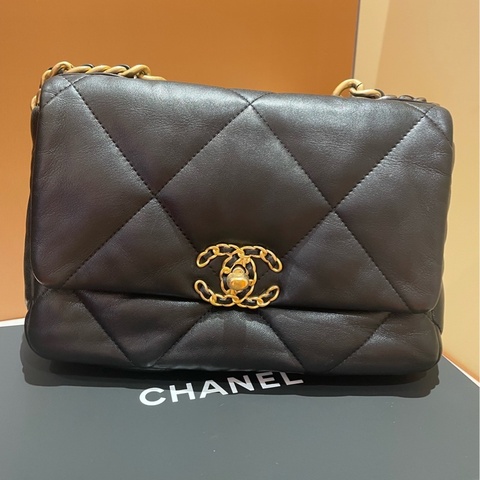 香奈兒 Chanel 口蓋包 AS1160-B04852羊皮 26×9×16  黑包