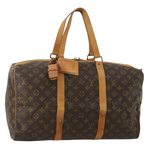 路易威登 Monogram Sac Souple 45 波士頓包 M41624 LV Auth 198506A