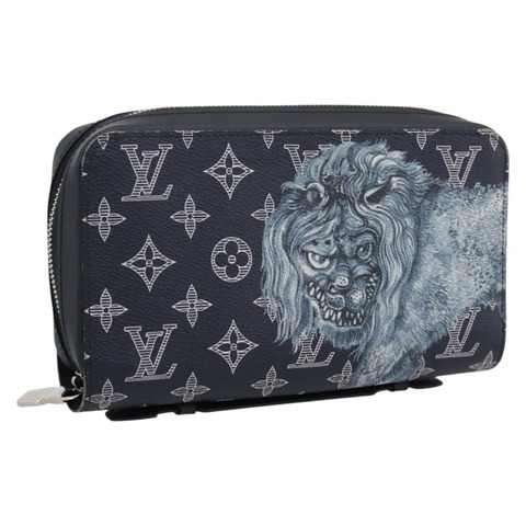 路易威登 Monogram Savanna Zippy XL 長版皮夾 海軍藍 M66624 正品 yk20717SAM