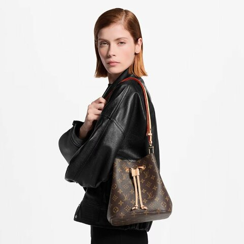 ✿ Louis Vuitton 原花Néonoé BB手提側背包