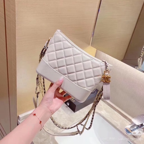 💎Chanel香奈兒｜油蠟皮流浪單肩斜挎包｜97新
