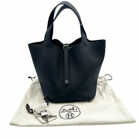 【美收精品】Hermès Picotin  黑色18  G刻  C-961【隔月月中將轉賣至日本 上架期限30天】