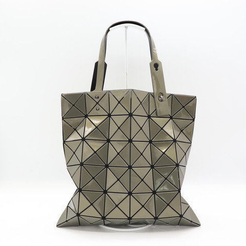 Issey Miyake 三宅一生 BAO BAO 亮面 抹茶綠 6X6 幾何方格 托特包 手提包