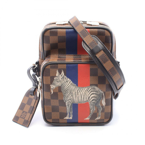 路易威登 Amazon 肩背包 N42703 Damier Damier Savannah 棕色/黑色二手