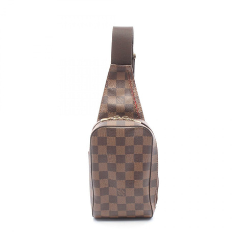 LOUIS VUITTON Geronimos 腰部斜背包 N51994 Damier 帆布 Ebene 二手 LV