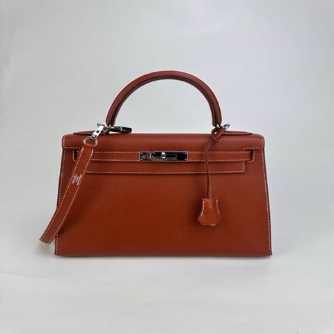 Hermès 愛馬仕 Kelly 28 Sellier｜2009年｜銀扣｜外縫手提肩背包