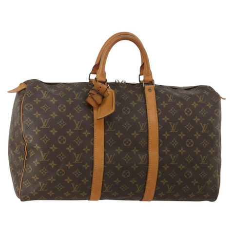 路易威登 Monogram Keepall 50 波士頓包 M41426 LV Auth 197538A