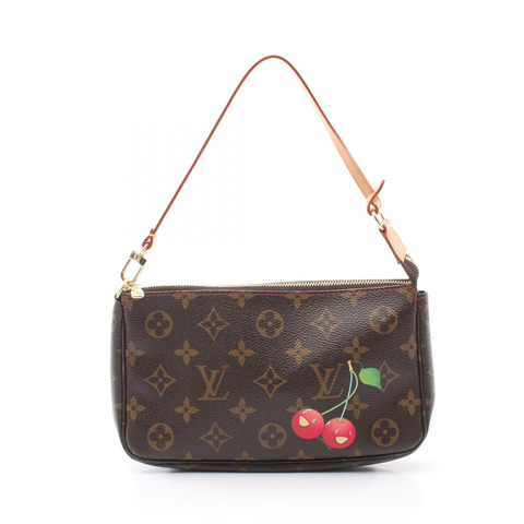 路易威登 Pochette Accessoires 單肩包 M95008 Monogram Cherry 二手 LV