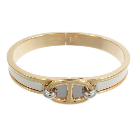 HERMES 琺瑯/金屬Mini Clic Chaine D'Ancre手鐲