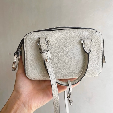Delvaux 德爾沃cool box mini，手提包斜挎包 銀扣