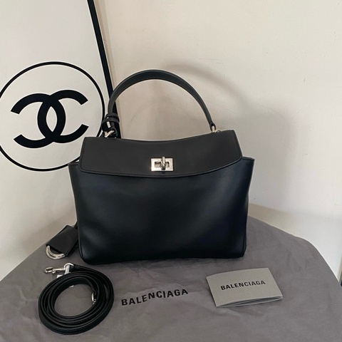 Balenciaga 巴黎世家 Rodeo 黑銀mini 手提包單肩包斜挎包