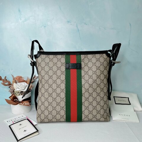 GUCCI 紅綠老花斜背包