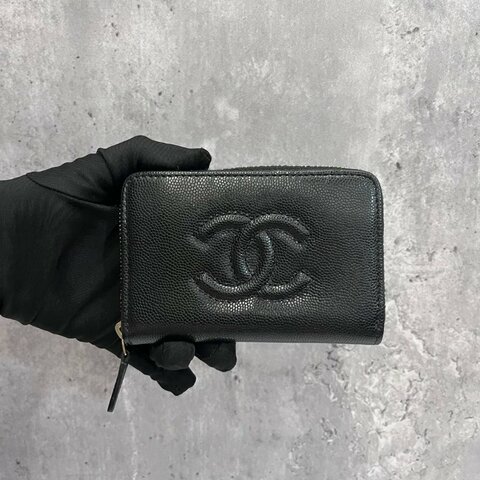 Chanel 大ㄇ夾 雙C荔枝牛