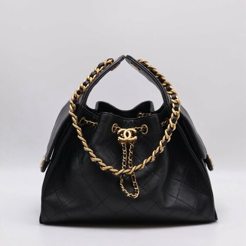 CHANEL 25 Hobo Bag - 小號黑金