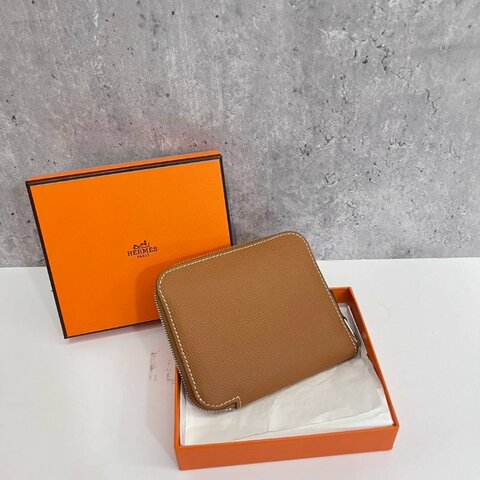 Hermes 絲巾短夾 狗來富B刻 Epsom皮