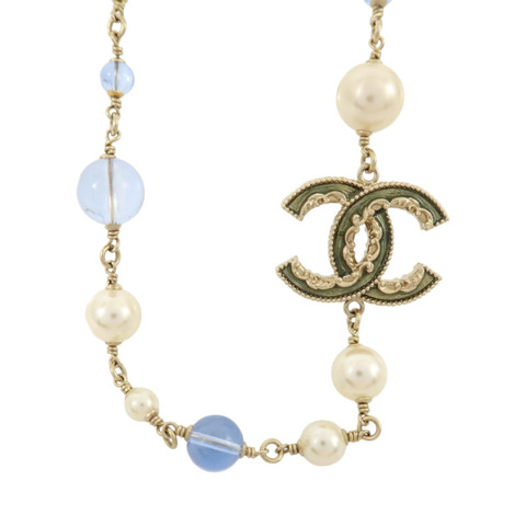 CHANEL 金屬/琺瑯/PVC Necklace項鏈