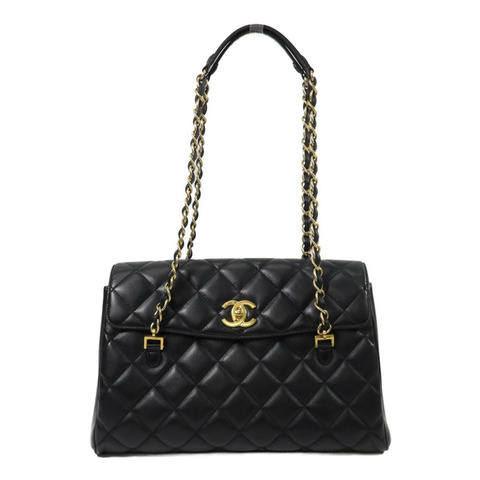 CHANEL 羊皮皮革Chain Shoulder鏈帶肩背袋