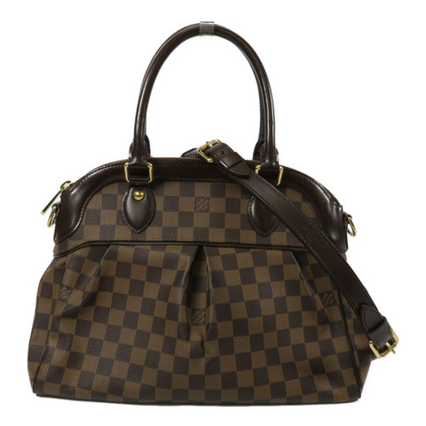 LOUIS VUITTON Damier Trevi手挽肩背兩用袋