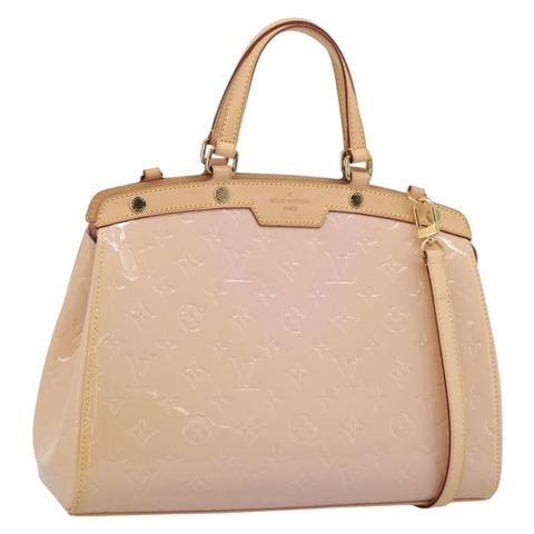 路易威登 Monogram Vernis Blair MM 手袋 玫瑰絨面 M91588 LV 正品 196811V