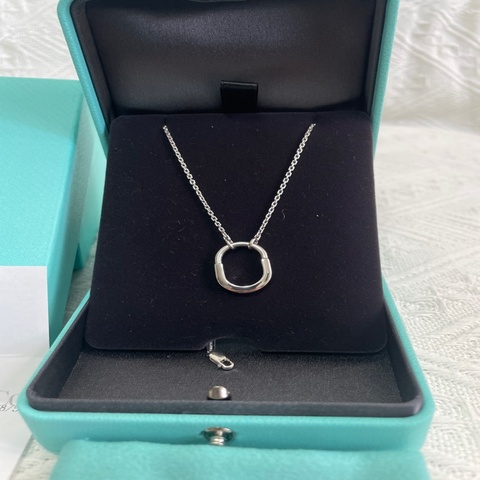 Tiffany/蒂芙尼 Co. Lock系列 18K白金 U形鎖扣設計