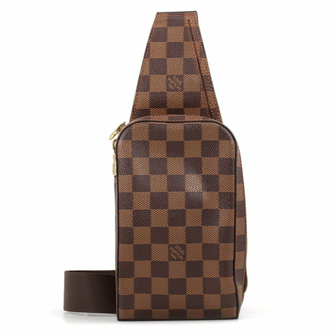 路易威登 Damier Ebene 格羅尼莫斯 N51994 男士斜背包/腰包/手提包。