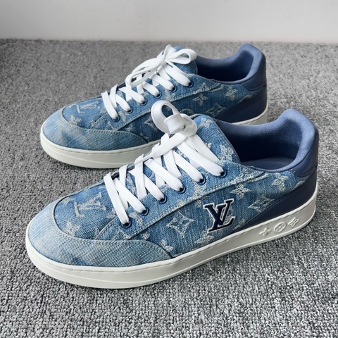 Louis Vuitton 路易威登 LV 新款丹寧牛仔 板鞋/尺碼：40.5碼 6.5碼
