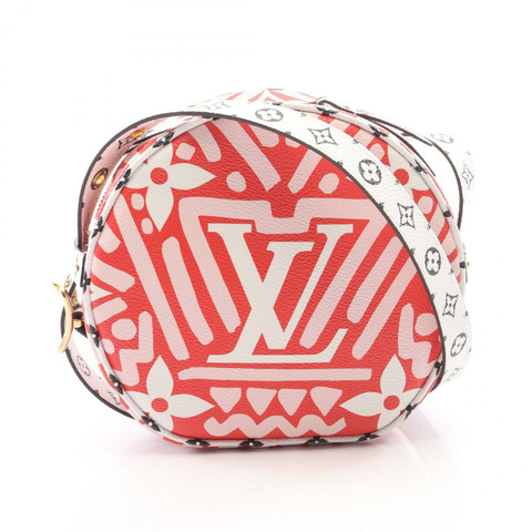 路易威登 Boite Chapeau Souple LV Crafty Monogram Giant 肩包 M45364 PVC 塗層帆布 紅色 粉紅色 多色