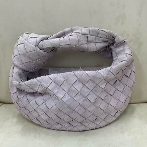 Bottega Veneta 葆蝶家 mini Jodie Bv編織打結hobo包 淺紫色
