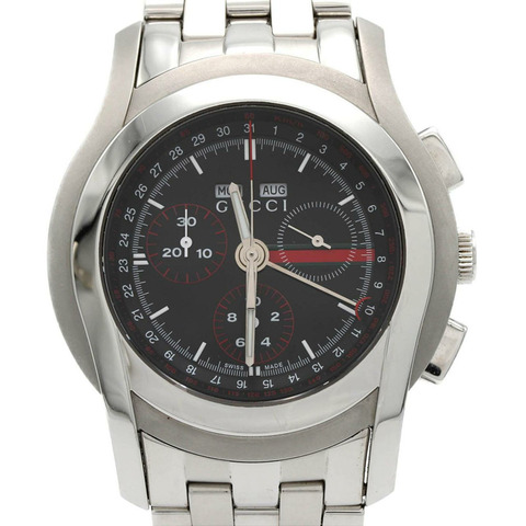 Gucci 5500CHRONO YA055206 不鏽鋼石英錶