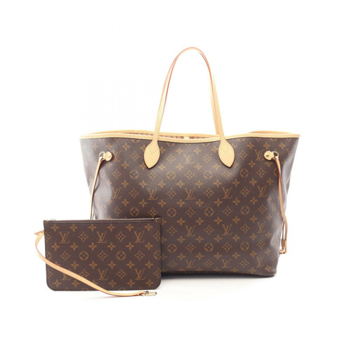 路易威登 Neverfull GM 手提單肩包 M46978 Monogram 皮革 棕色 LV