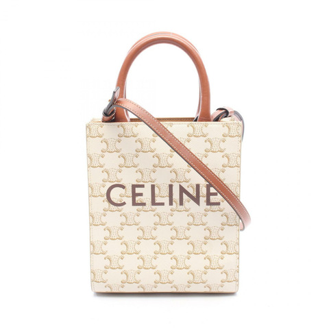 CELINE Mini Vertical Cover Triomphe 肩背斜背包 194372BZK 帆布