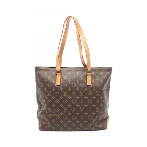 路易威登 Kabamezo Monogram 手提包 M51151 PVC塗層帆布皮革棕色二手女士