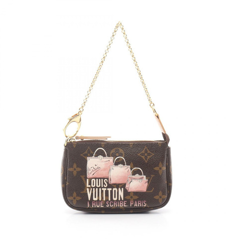 路易威登迷你 Pochette Accessoires 手提包 M60245 Monogram 帆布二手 LV