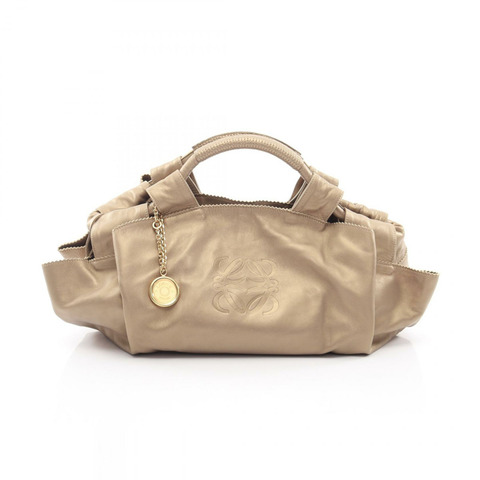 LOEWE Nappa Aire 手提包，棕色，二手女款，皮革