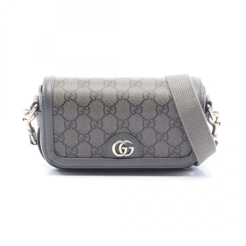 GUCCI Ophidia 超迷你 GG Supreme 單肩斜背包 795466 帆布 二手