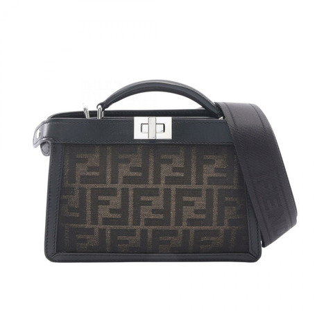 FENDI Peekaboo ISeeU X-Cross Zucca 斜背包 7VA582 帆布二手