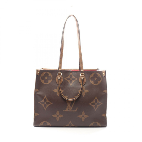 路易威登 On the Go 單肩托特包 M44576 Monogram Giant Reverse 棕色 LV