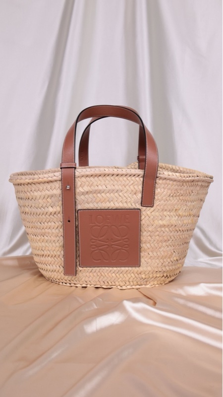Loewe Basket草编菜篮子手提包