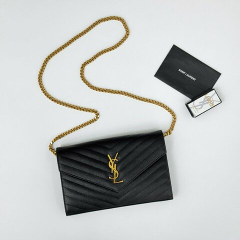 YSL WOC 魚子醬鍊包 22.5CM