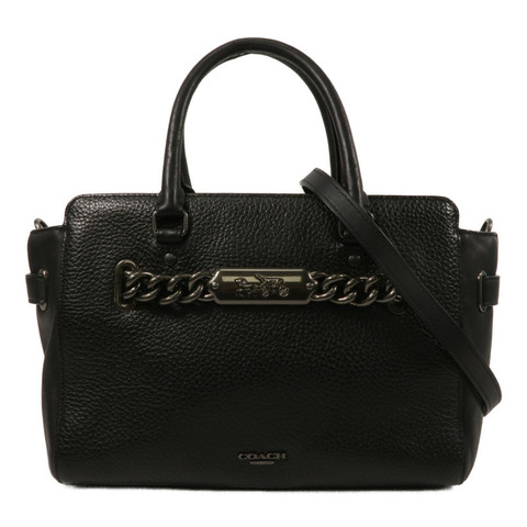 COACH 牛皮皮革2 Way Shoulder手挽肩背兩用袋