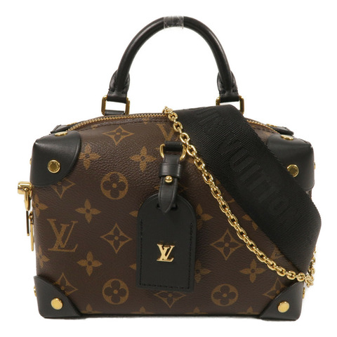 LOUIS VUITTON Monogram Petite Malle Souple手挽肩背兩用袋