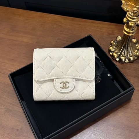 CHANEL CF三折內裡零錢袋短夾 保卡款31開