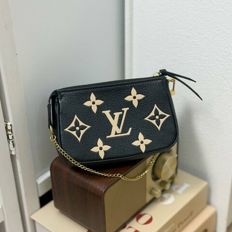 🏷LV 路易威登．Mini 老花小麻將 熊貓壓紋 M80732/客人寄賣