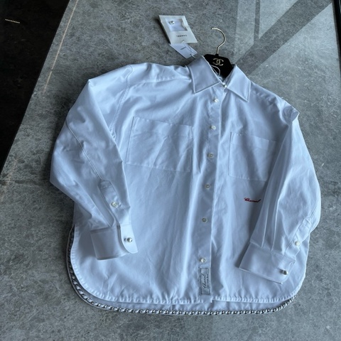 Chanel26S白色衬衫fr34~~