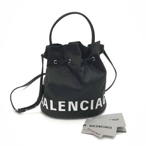 Balenciaga Wheel drawstring bag