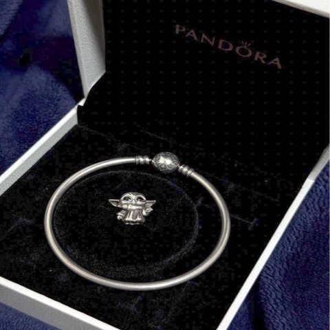 Pandora Moments 經典手環（15cm)-絕版尤達寶寶