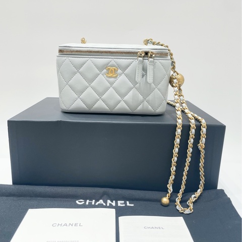 【震撼撿漏價💰全網最低價💫】Chanel/香奈兒 灰色 23C 金球長盒子