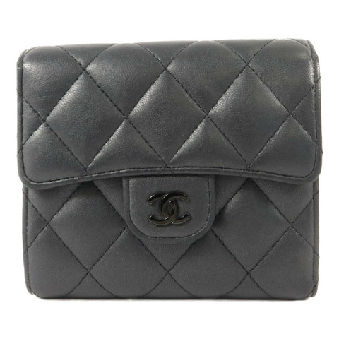CHANEL 羊皮皮革Classic Small Flap Wallet錢包